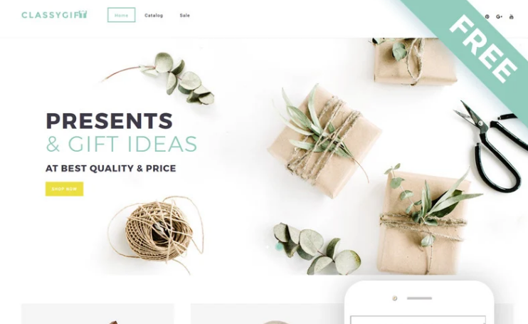 best shopify theme for gift store