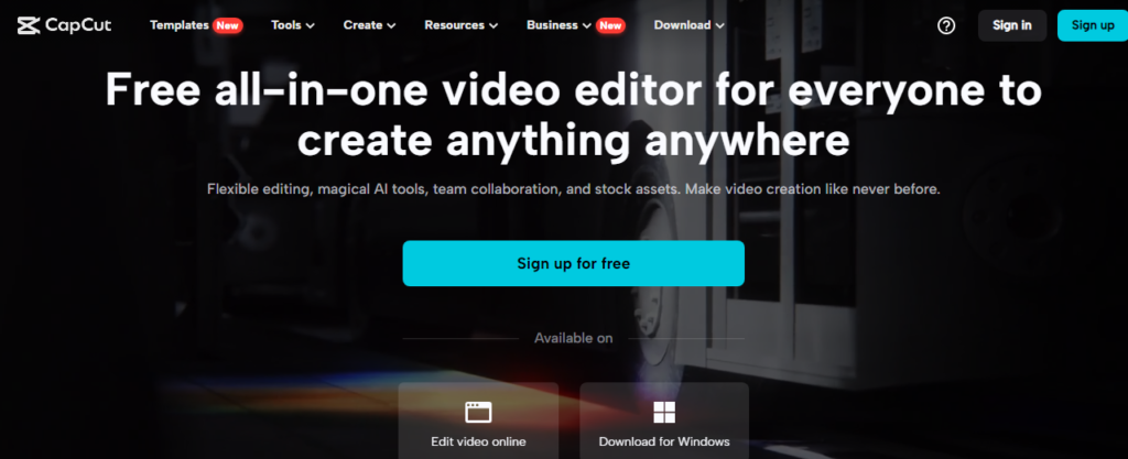 capcut video maker
